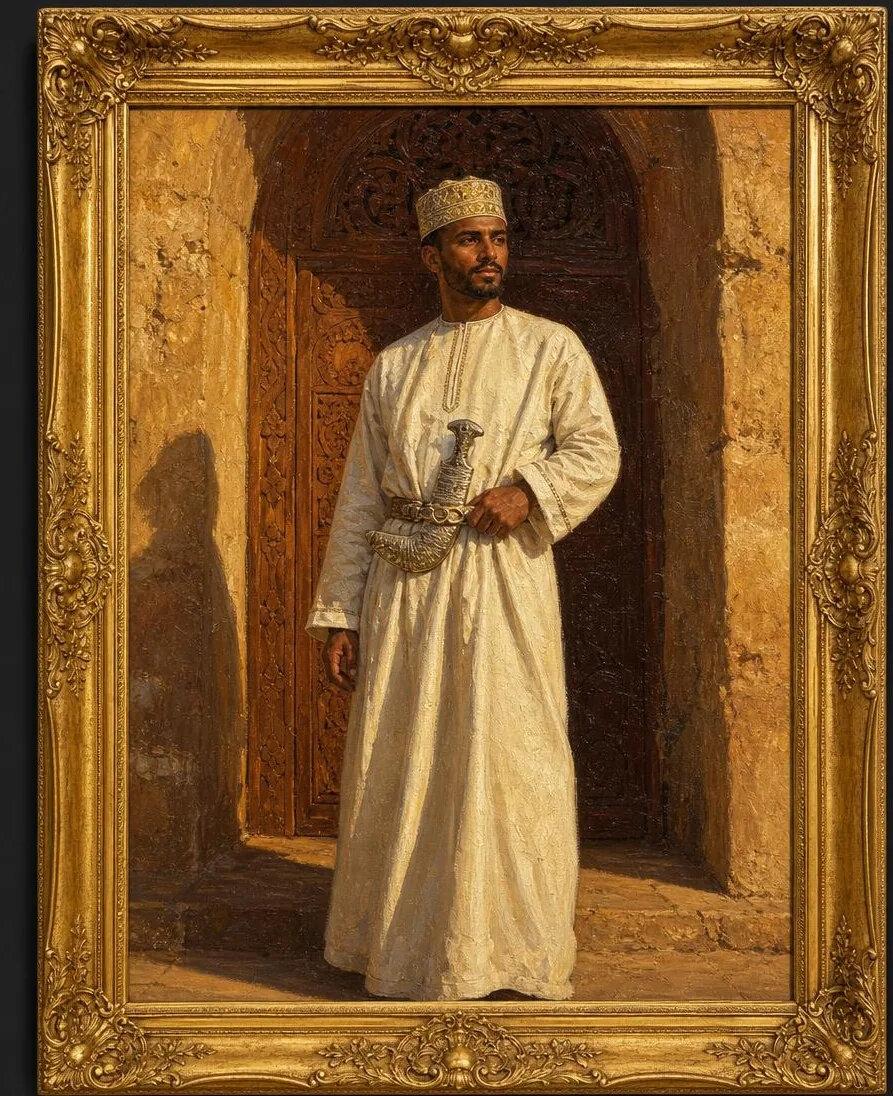 Oman, Orientalist portrait